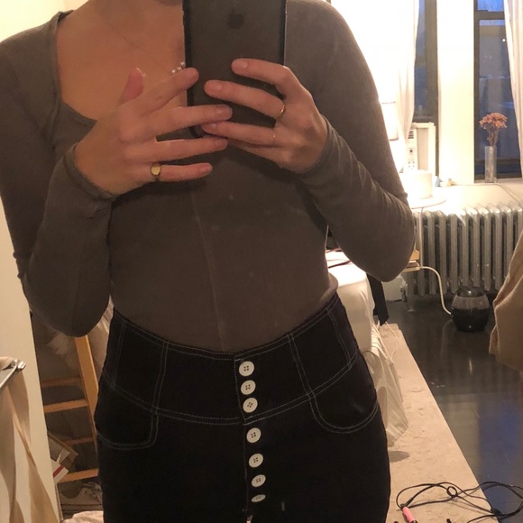 Free people square neck fitted top - Picture 4 of 4